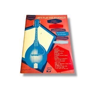 Vintage Harry Resers Let's Play the Mandolin Instructional Book